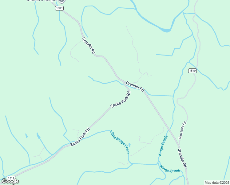 map of restaurants, bars, coffee shops, grocery stores, and more near 3675 Zacks Fork Road in Lenoir