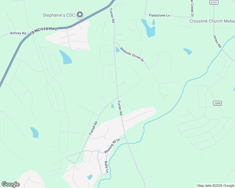 map of restaurants, bars, coffee shops, grocery stores, and more near 1949 Turner Road in Mebane