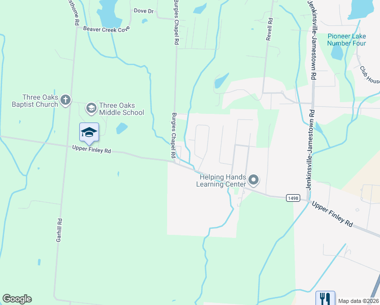 map of restaurants, bars, coffee shops, grocery stores, and more near 865 Blake Cove in Dyersburg