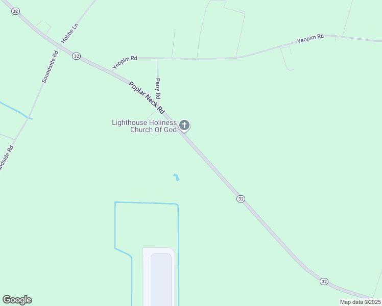 map of restaurants, bars, coffee shops, grocery stores, and more near 200-438 Highway 32 in Edenton