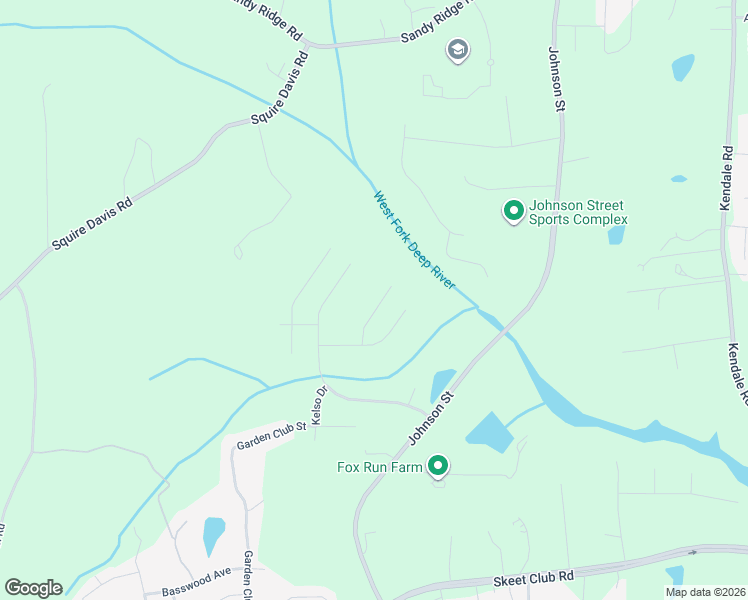 map of restaurants, bars, coffee shops, grocery stores, and more near 1313 Pondhaven Drive in High Point