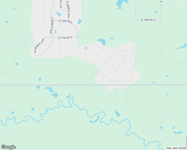 map of restaurants, bars, coffee shops, grocery stores, and more near 1417 East 81st Street South in Broken Arrow