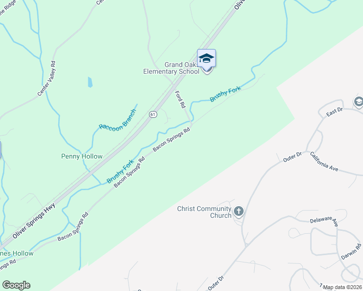 map of restaurants, bars, coffee shops, grocery stores, and more near 438 Bacon Springs Road in Clinton