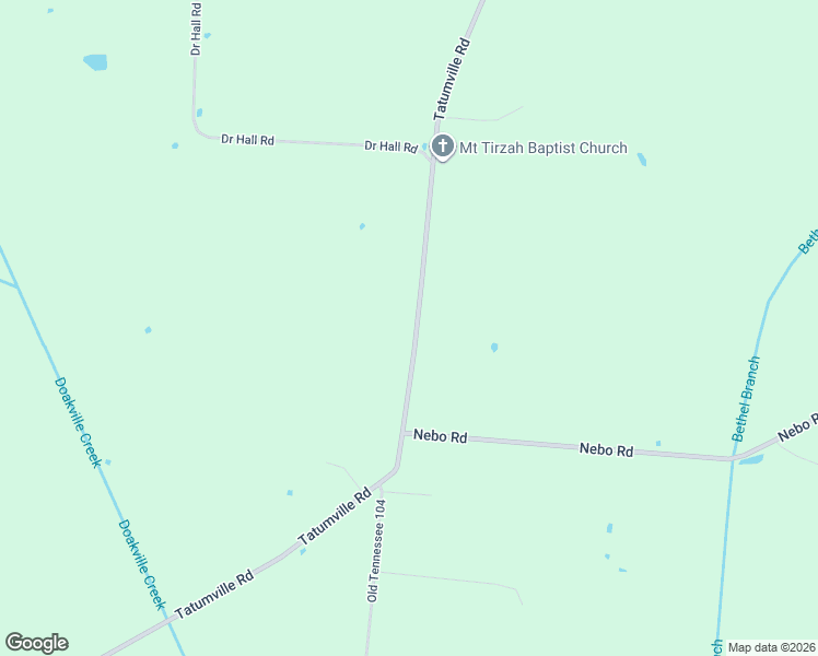 map of restaurants, bars, coffee shops, grocery stores, and more near 1355 Tatumville Rd in Newbern