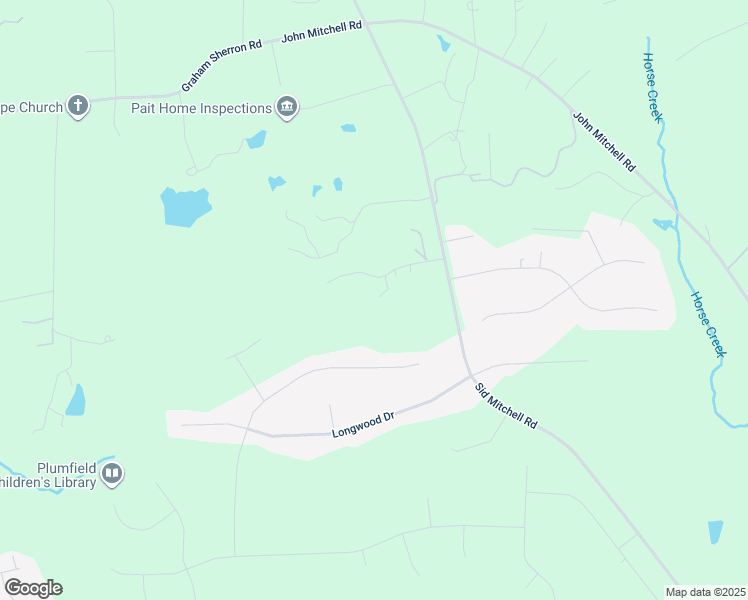 map of restaurants, bars, coffee shops, grocery stores, and more near 1273 Sid Mitchell Road in Youngsville