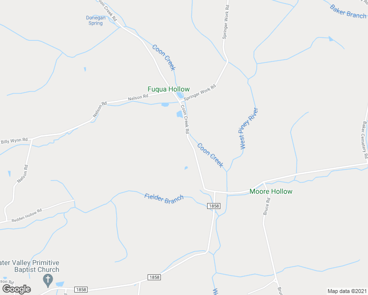 map of restaurants, bars, coffee shops, grocery stores, and more near 675 Coon Creek Road in Dickson