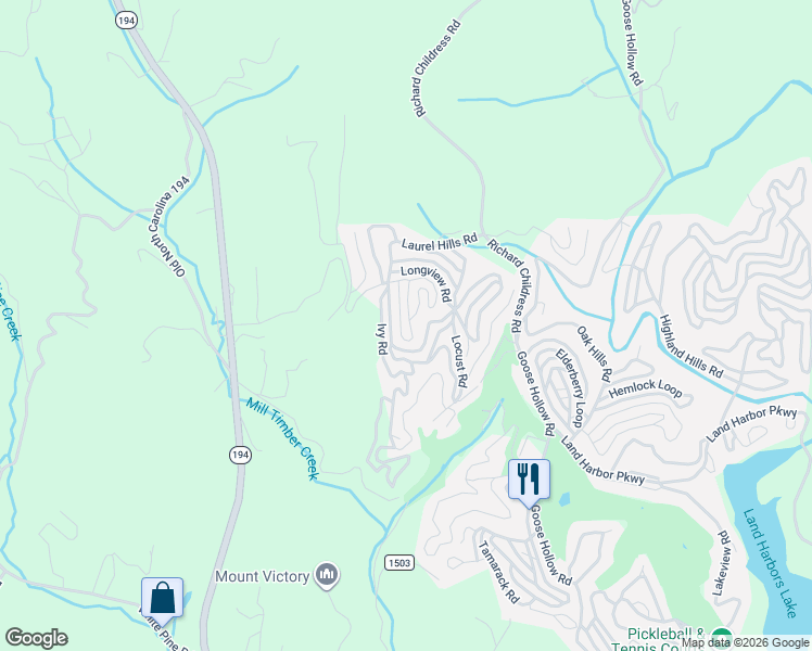 map of restaurants, bars, coffee shops, grocery stores, and more near 189 Ash Street in Newland