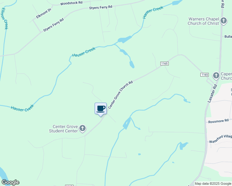 map of restaurants, bars, coffee shops, grocery stores, and more near 8719 Center Grove Church Road in Clemmons