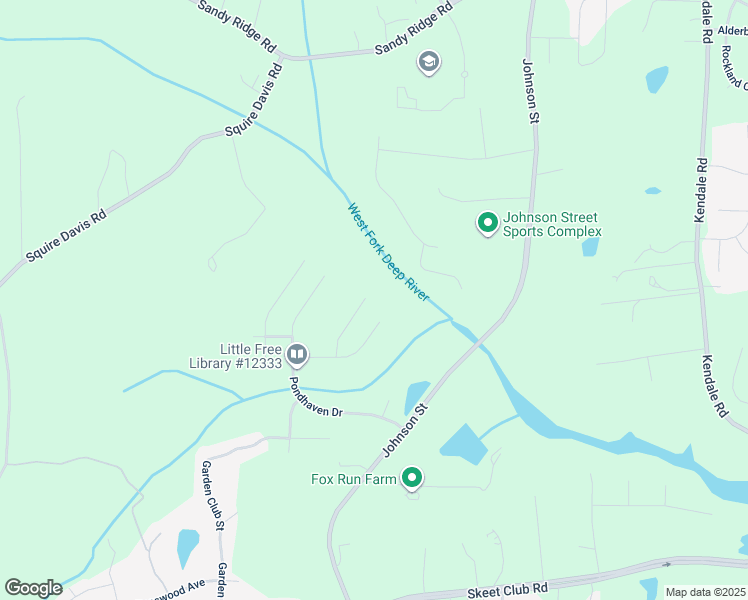 map of restaurants, bars, coffee shops, grocery stores, and more near 4544 Wayland Court in High Point