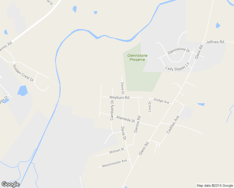 map of restaurants, bars, coffee shops, grocery stores, and more near 3705 Weyburn Road in Durham