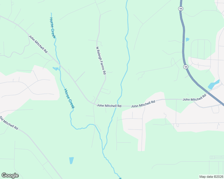 map of restaurants, bars, coffee shops, grocery stores, and more near 212 North Raleigh Farms Road in Youngsville