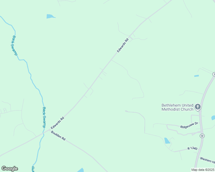 map of restaurants, bars, coffee shops, grocery stores, and more near 8419 Edwards Road in Castalia
