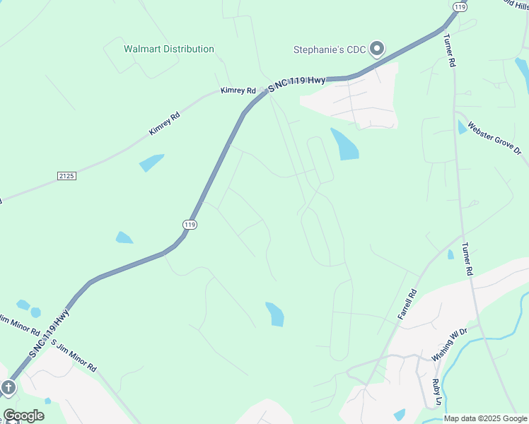 map of restaurants, bars, coffee shops, grocery stores, and more near 2734 Nereus Drive in Mebane