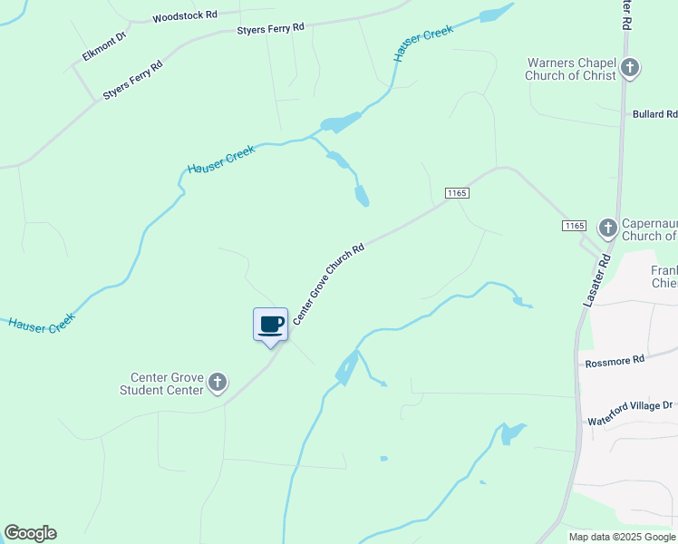 map of restaurants, bars, coffee shops, grocery stores, and more near 8680 Center Grove Church Road in Clemmons
