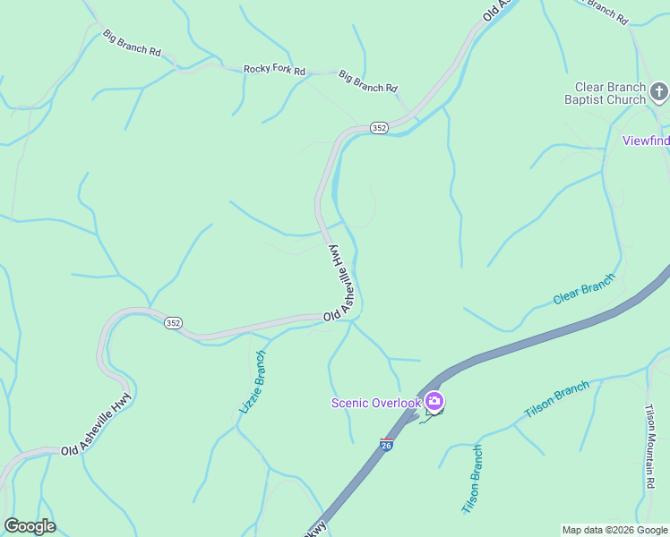 map of restaurants, bars, coffee shops, grocery stores, and more near 4208 Old Asheville Highway in Flag Pond