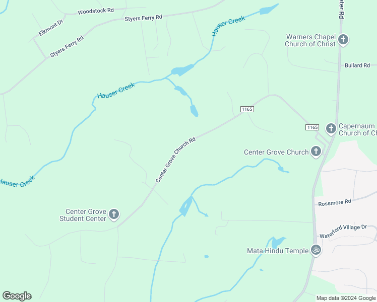 map of restaurants, bars, coffee shops, grocery stores, and more near 8640 Center Grove Church Road in Clemmons