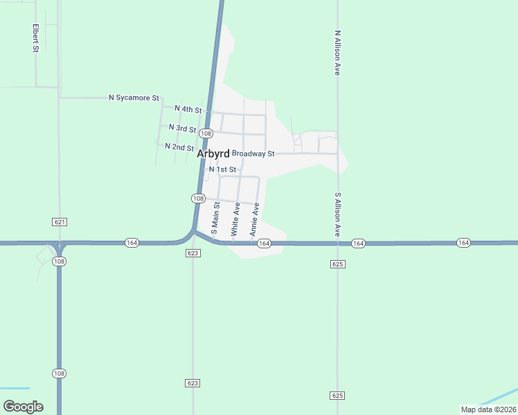 map of restaurants, bars, coffee shops, grocery stores, and more near 200 Annie Avenue in Arbyrd