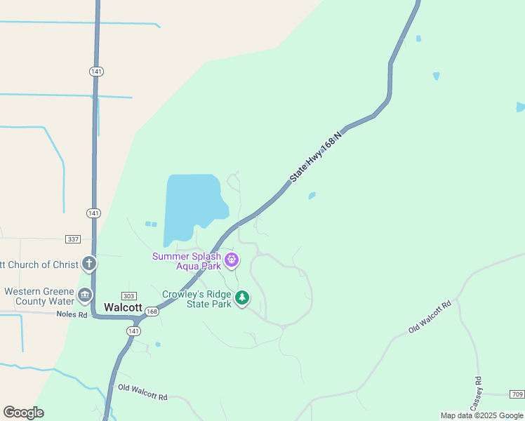 map of restaurants, bars, coffee shops, grocery stores, and more near 1853 State Highway 168 North in Paragould