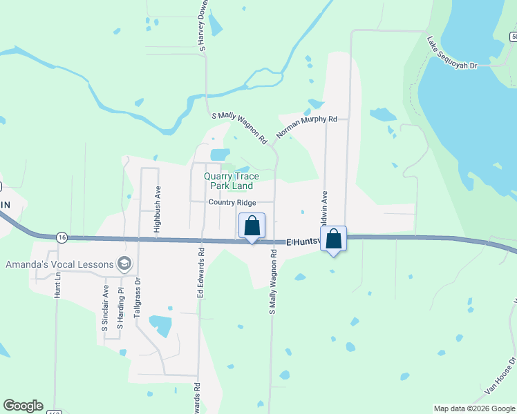 map of restaurants, bars, coffee shops, grocery stores, and more near 5633 Country Ridge in Fayetteville