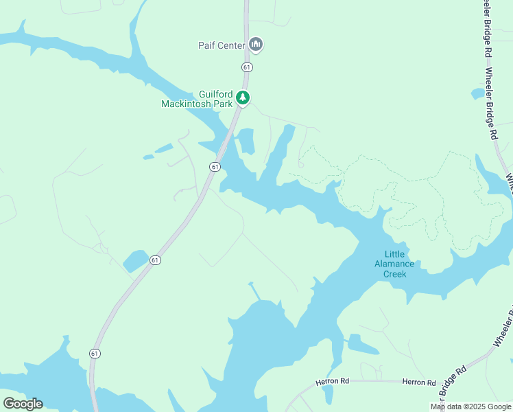 map of restaurants, bars, coffee shops, grocery stores, and more near 1801 Homeview Road in Whitsett