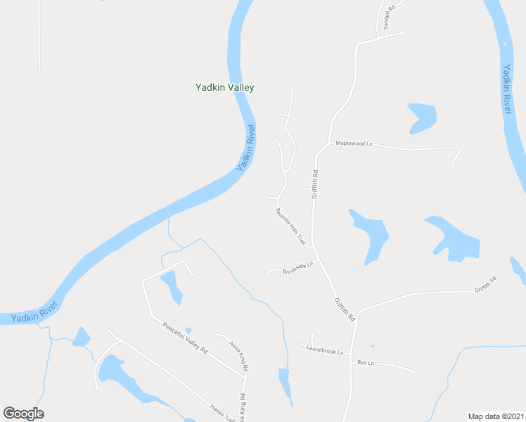 map of restaurants, bars, coffee shops, grocery stores, and more near 171 Serenity Hills Trail in Advance