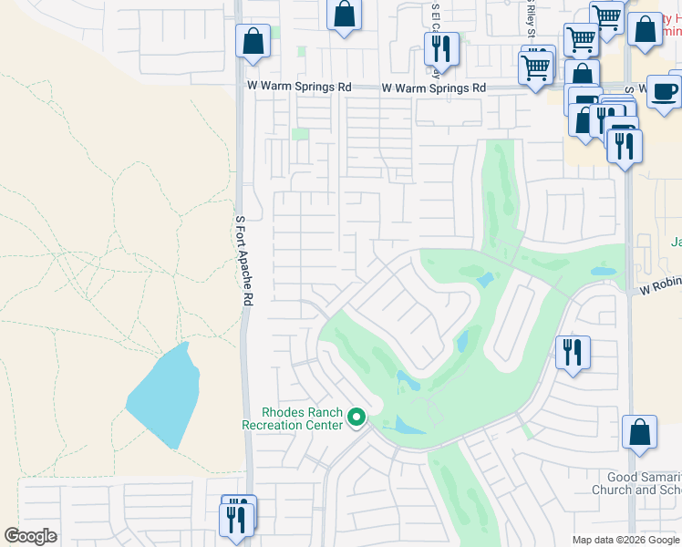 map of restaurants, bars, coffee shops, grocery stores, and more near 145 Forest Crossing Court in Las Vegas