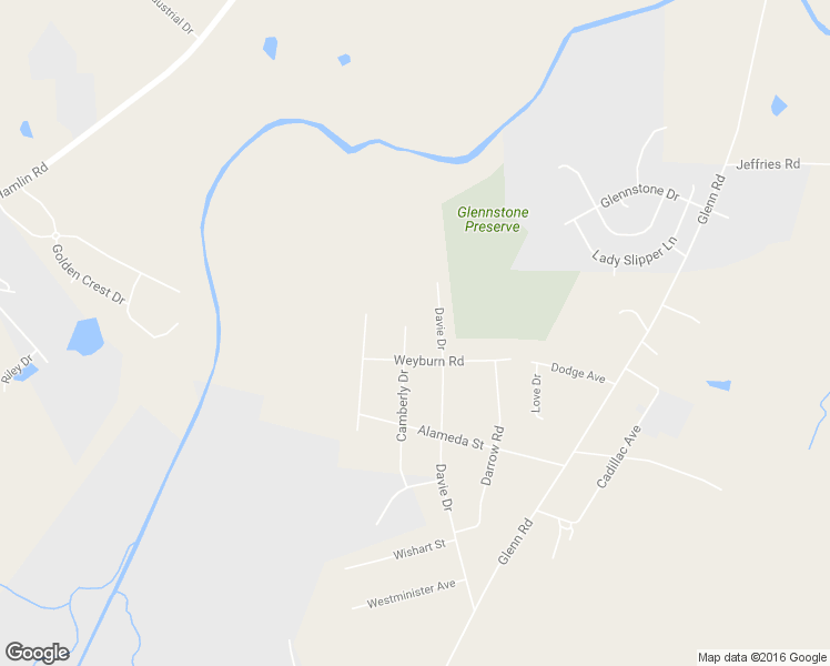 map of restaurants, bars, coffee shops, grocery stores, and more near 3705 Weyburn Road in Durham