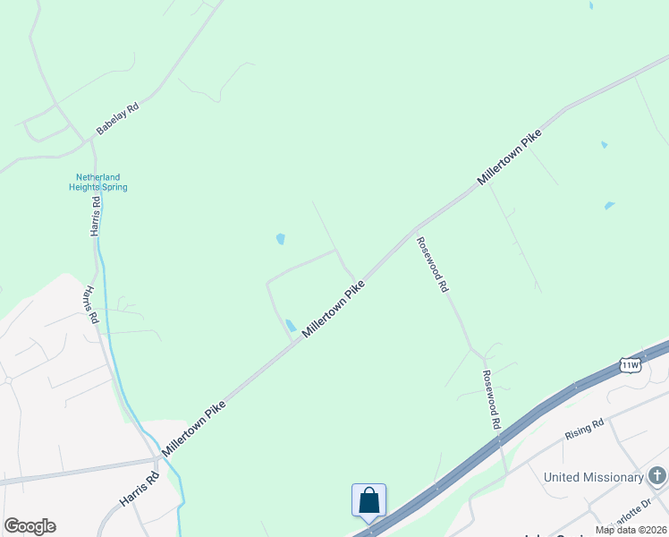 map of restaurants, bars, coffee shops, grocery stores, and more near 2801 Silver Creek Road in Knoxville