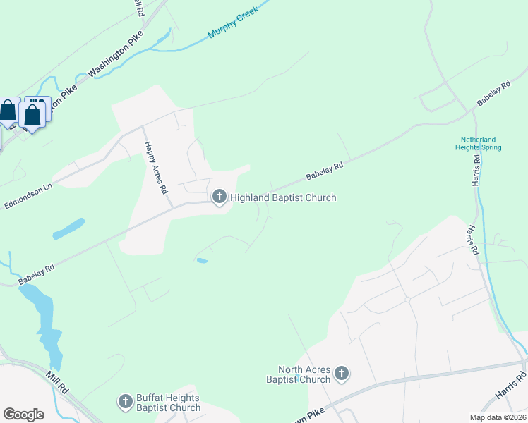 map of restaurants, bars, coffee shops, grocery stores, and more near 3227 Whelahan Farm Road in Knoxville