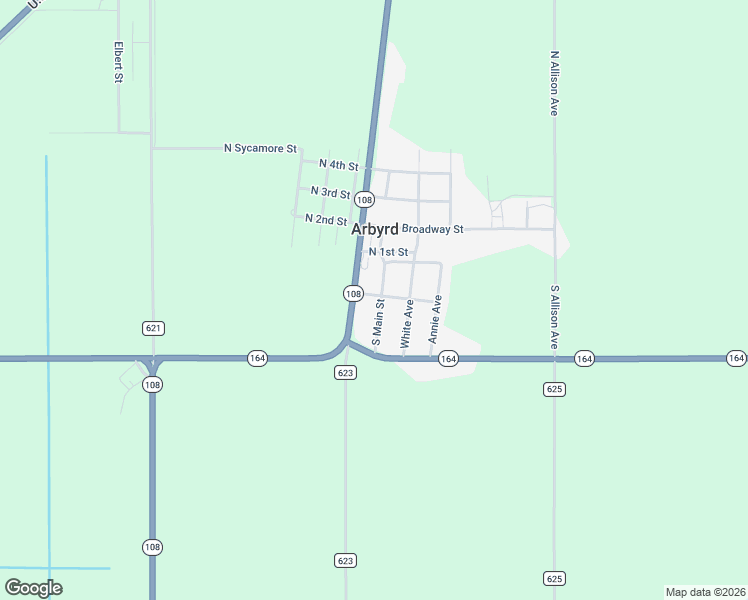 map of restaurants, bars, coffee shops, grocery stores, and more near 301 South Main Avenue in Arbyrd