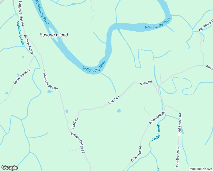 map of restaurants, bars, coffee shops, grocery stores, and more near 590 South Mill Road in Greeneville