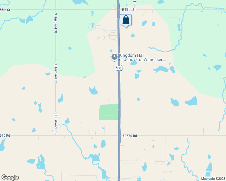map of restaurants, bars, coffee shops, grocery stores, and more near 6312 South Perkins Road in Stillwater