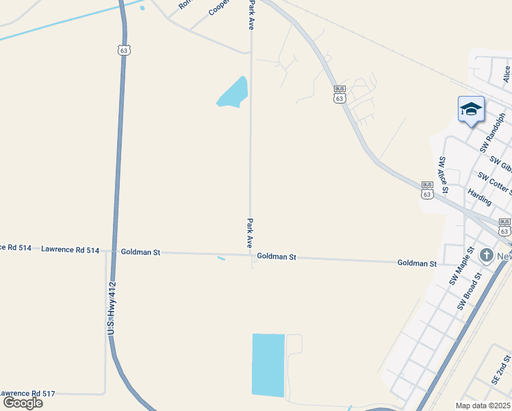 map of restaurants, bars, coffee shops, grocery stores, and more near 38 Park Avenue in Hoxie