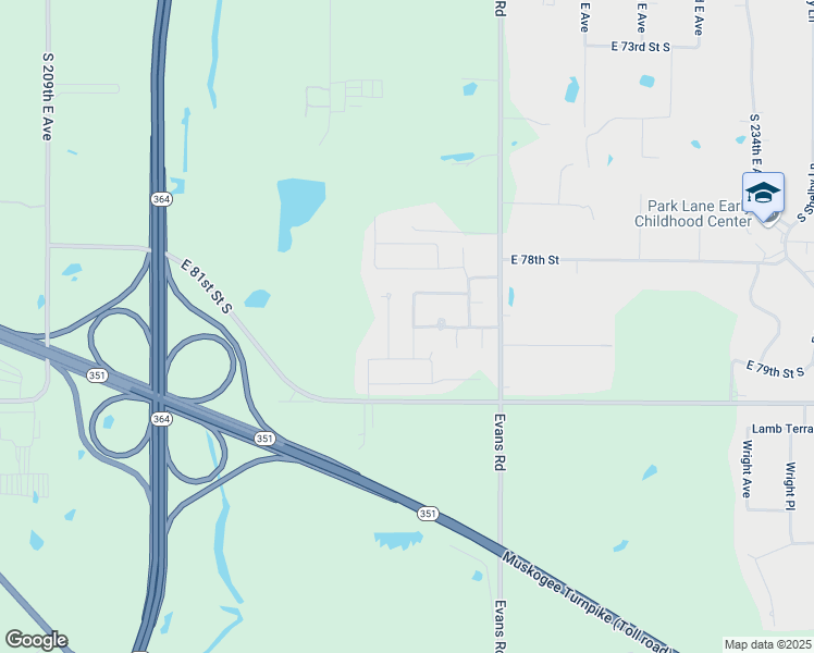 map of restaurants, bars, coffee shops, grocery stores, and more near 309 South 48th Court in Broken Arrow