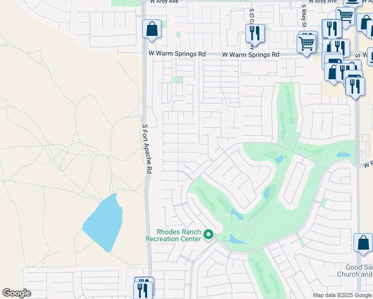 map of restaurants, bars, coffee shops, grocery stores, and more near 196 Duck Hollow Avenue in Las Vegas