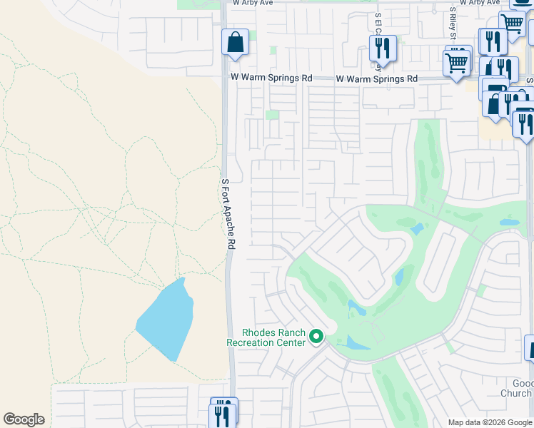 map of restaurants, bars, coffee shops, grocery stores, and more near 220 Rusty Plank Avenue in Las Vegas