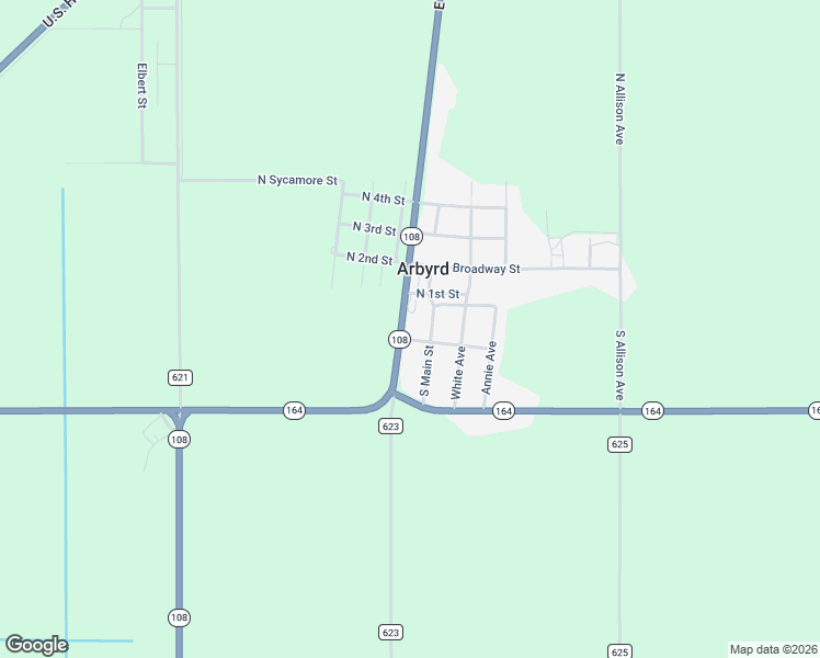 map of restaurants, bars, coffee shops, grocery stores, and more near 301-399 South Main Avenue in Arbyrd