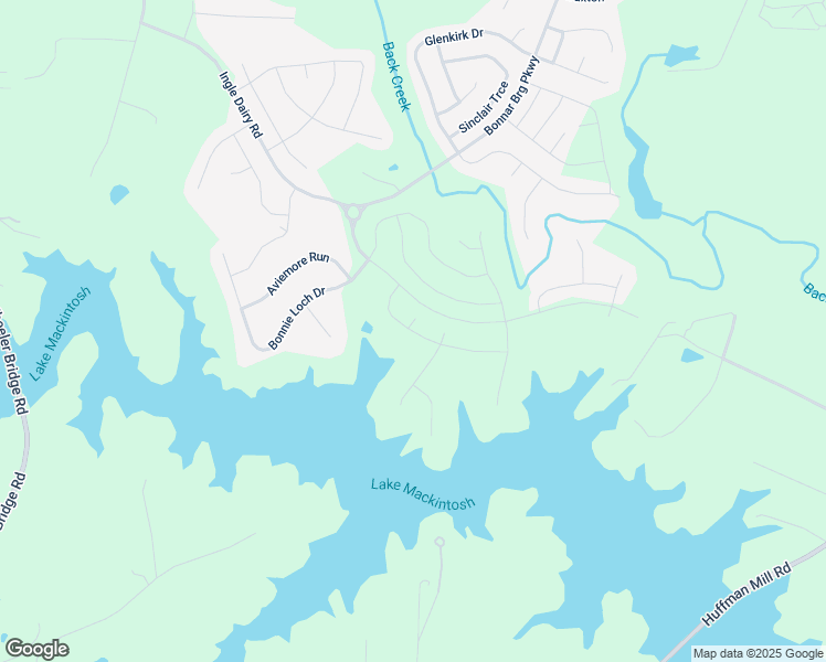 map of restaurants, bars, coffee shops, grocery stores, and more near Lochmaddy Drive in Burlington