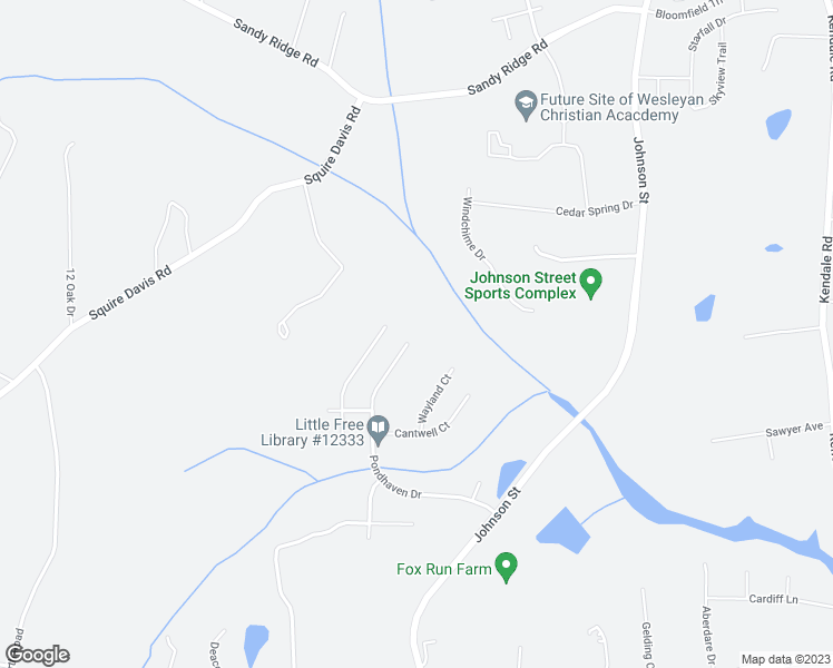 map of restaurants, bars, coffee shops, grocery stores, and more near 1300 Pondhaven Drive in High Point
