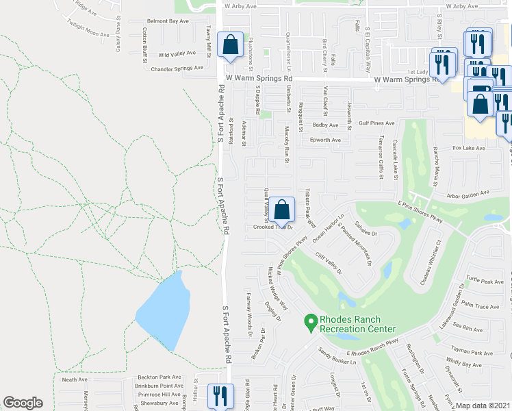 map of restaurants, bars, coffee shops, grocery stores, and more near 220 Rusty Plank Avenue in Las Vegas
