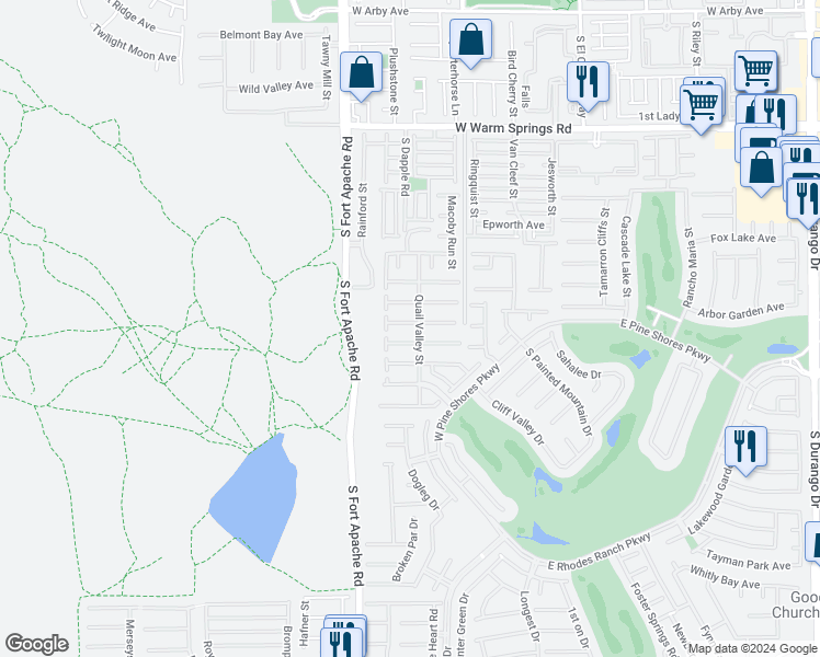 map of restaurants, bars, coffee shops, grocery stores, and more near 241 Rusty Plank Avenue in Las Vegas