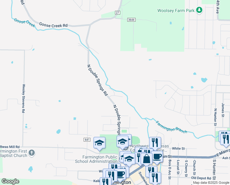 map of restaurants, bars, coffee shops, grocery stores, and more near 300-398 Nature Ln in Farmington