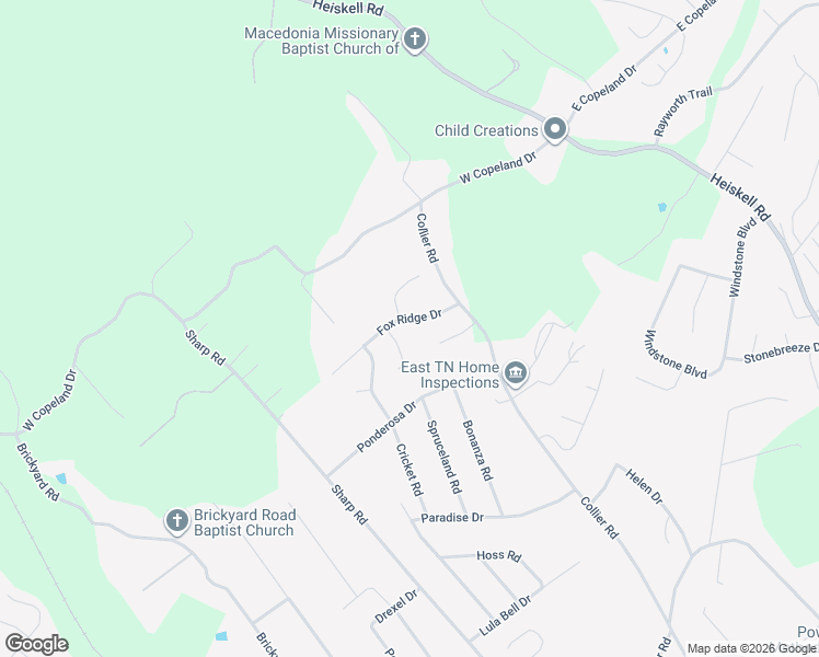 map of restaurants, bars, coffee shops, grocery stores, and more near 1304 Fox Ridge Dr in Powell