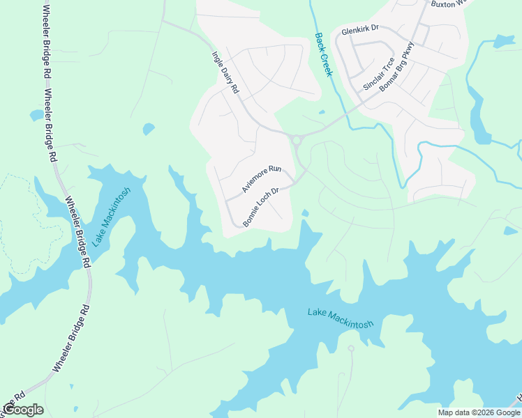 map of restaurants, bars, coffee shops, grocery stores, and more near 4412 Bonnie Loch Drive in Burlington