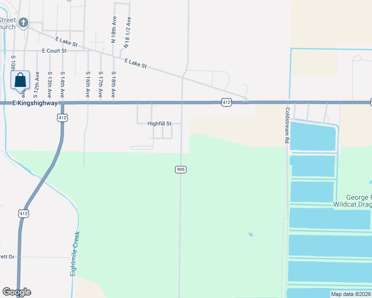 map of restaurants, bars, coffee shops, grocery stores, and more near 315 South 22nd Avenue in Paragould