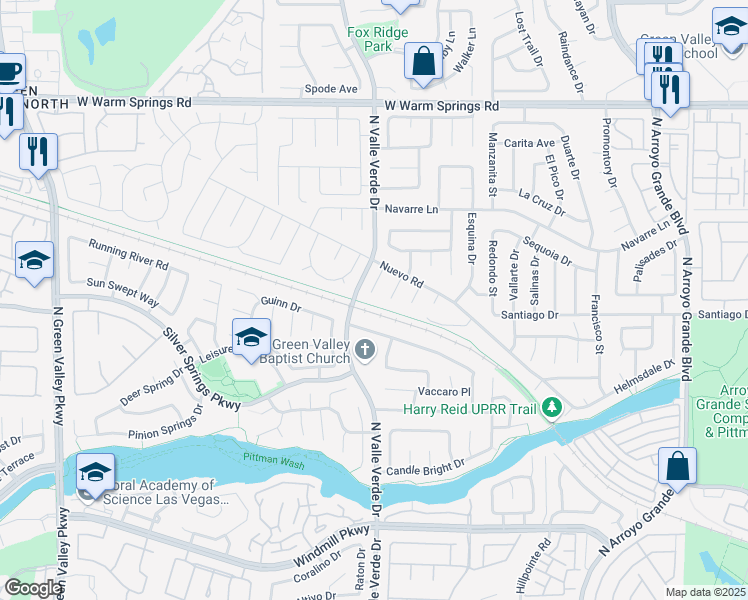 map of restaurants, bars, coffee shops, grocery stores, and more near 314 Oliveiro Court in Henderson