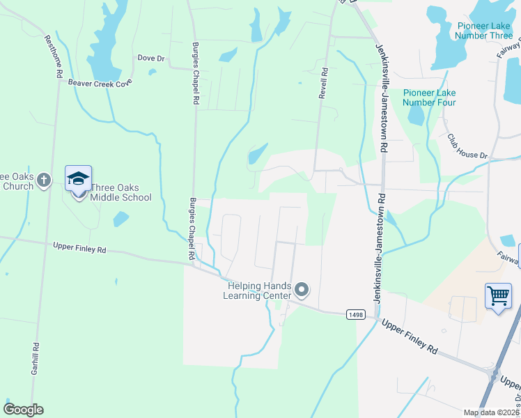 map of restaurants, bars, coffee shops, grocery stores, and more near 1080 Sir James Ave in Dyersburg