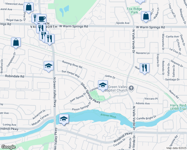 map of restaurants, bars, coffee shops, grocery stores, and more near 279 Grand Teton Drive in Henderson