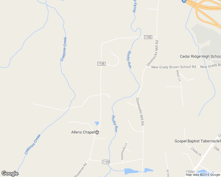 map of restaurants, bars, coffee shops, grocery stores, and more near 3802 Murphy School Road in Durham