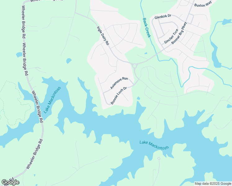 map of restaurants, bars, coffee shops, grocery stores, and more near 4409 Bonnie Loch Drive in Burlington